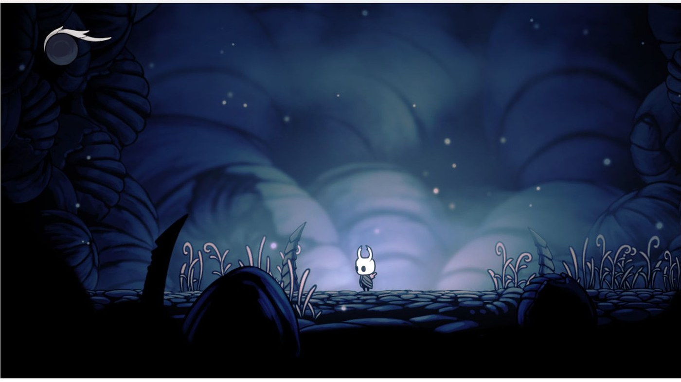 Hollow Knight 通过 AnyPS5 运行,窗口标题可见实时 FPS 计数(官方 README 展示图)