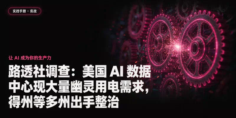 路透社调查：美国 AI 数据中心现大量幽灵用电需求，得州等多州出手整治