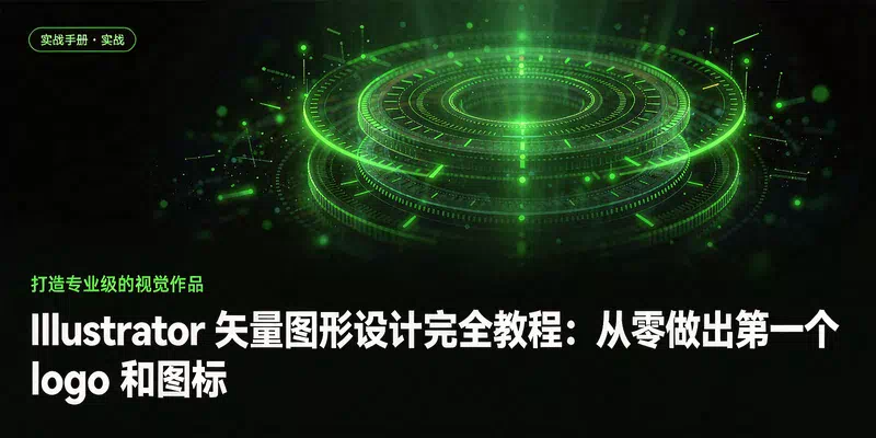 Illustrator 矢量图形设计完全教程：从零做出第一个 logo 和图标