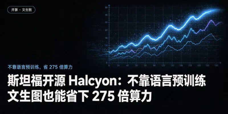 斯坦福开源 Halcyon：不靠语言预训练，文生图也能省下 275 倍算力