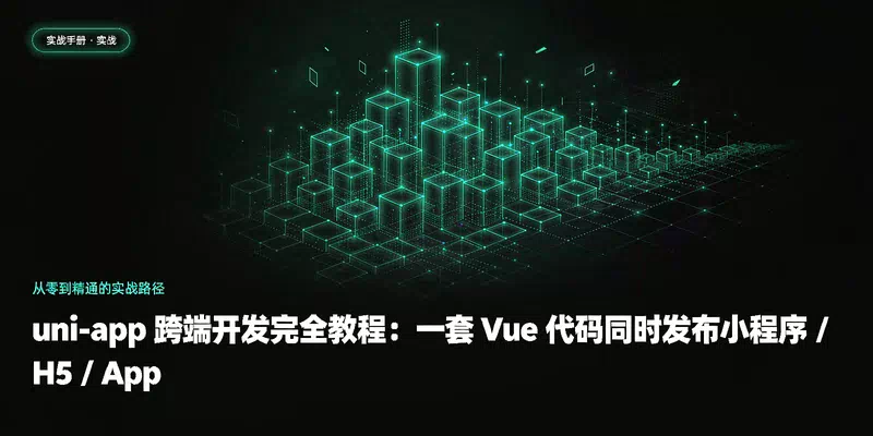 uni-app 跨端开发完全教程：一套 Vue 代码同时发布小程序 / H5 / App