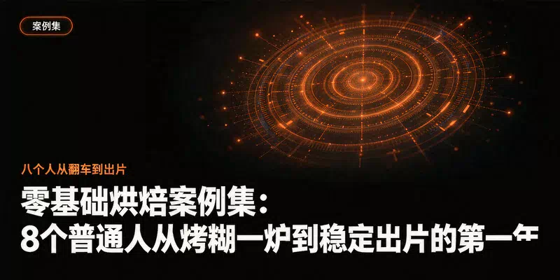 零基础烘焙案例集：8个普通人从烤糊一炉到稳定出片的第一年