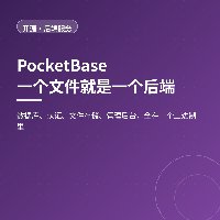 一个文件就是一个后端：PocketBase 十分钟跑起来