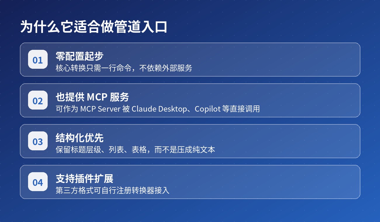 为什么它适合做管道入口
